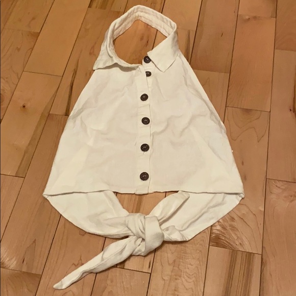 Forever 21 white XS crop top - Picture 1 of 3